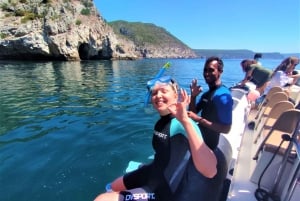 From Sesimbra: Exclusive!!! Sea Scooter Snorkeling boat Tour