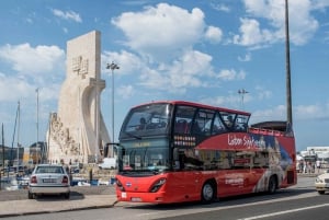 Lisboa: ônibus hop-on hop-off e barco com ingresso para o Oceanário