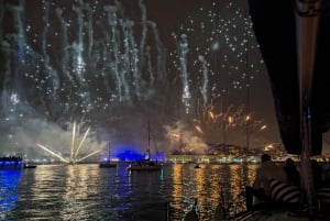 Lisbonne : Sortie en bateau privée pour un Nouvel An éblouissant (2h30)