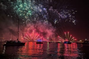 Lisbonne : Sortie en bateau privée pour un Nouvel An éblouissant (2h30)