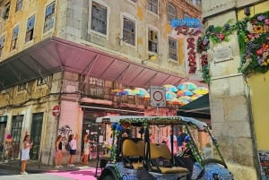 Lissabon: Guidad tur med tuk-tuk Alfama och historia 90 min