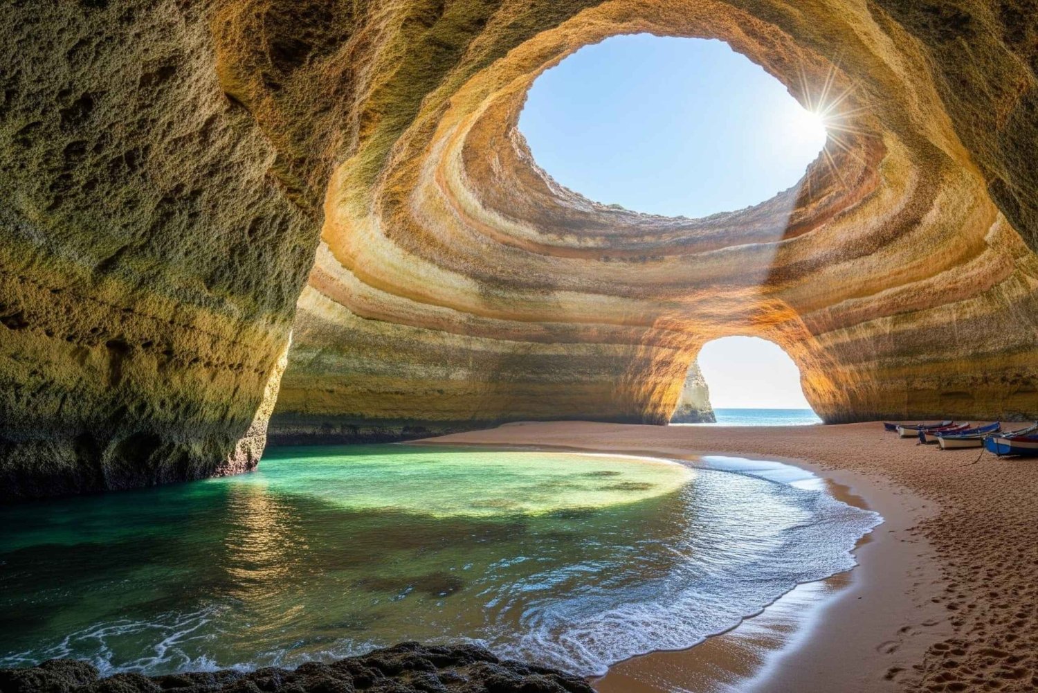 Lisboa: Algarve, cuevas de Benagil y Lagos con opción de tour en barco