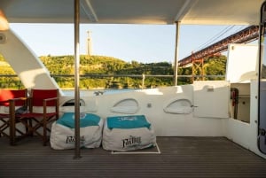 Lisbon: Catamaran Sunset Chillout with Bar and Music