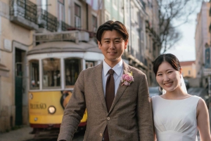 Lisbona: servizio fotografico da film con una guida locale