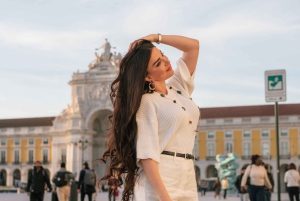 Lisbona: servizio fotografico da film con una guida locale