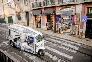 Lisbon: Private Christmas Lights Tour by Eco Tuk Tuk