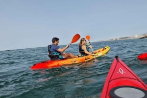 Tour guidato in kayak alla scoperta della costa di Lisbona