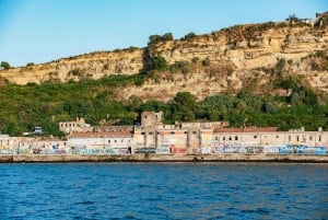 Lissabon: Dagtid / solnedgång / kväll stadsvandring med segelbåt med drink