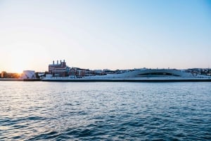 Lissabon: Dagtid / solnedgång / kväll stadsvandring med segelbåt med drink