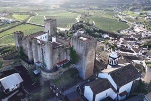 Lissabon: Dinosaurusten jalanjäljet, luolat ja Óbidos-kierros