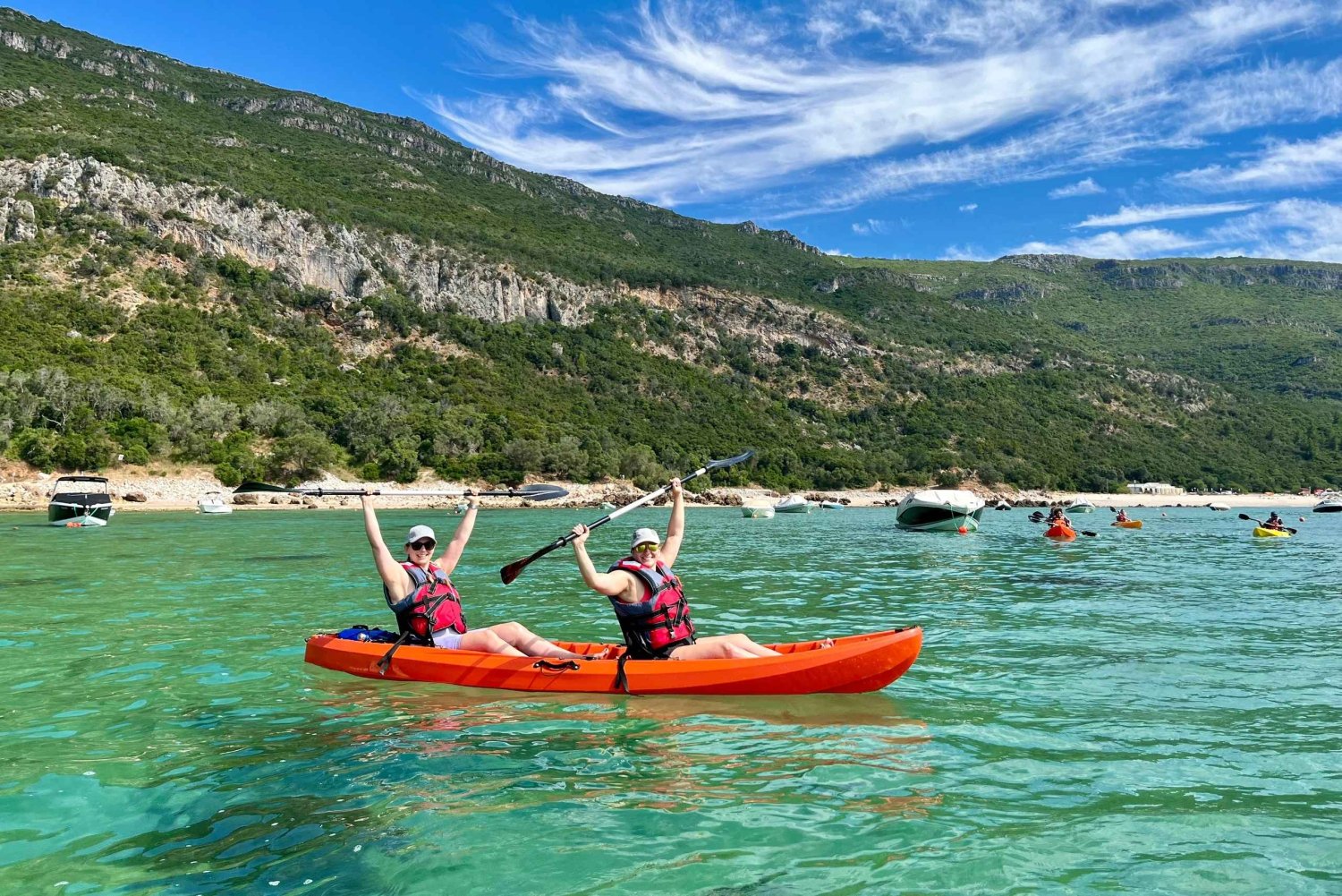 Lisbon: Discover Arrábida beaches by kayak