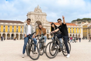 Lisbon: Guided Bike Tour, Helicopter Flight, and Boat Trip