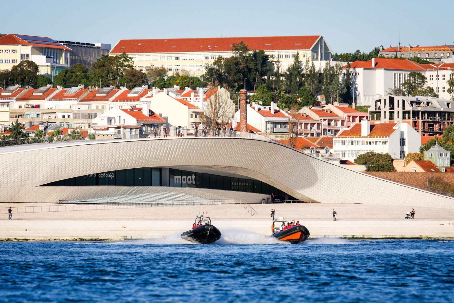 Lisbon: MAAT Entry Ticket & Dolphin Watching Boat Tour