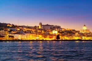 Lisbon Night Cruise: Illuminated Sights on the Tagus River