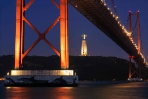 Lisbon Night Cruise: Illuminated Sights on the Tagus River