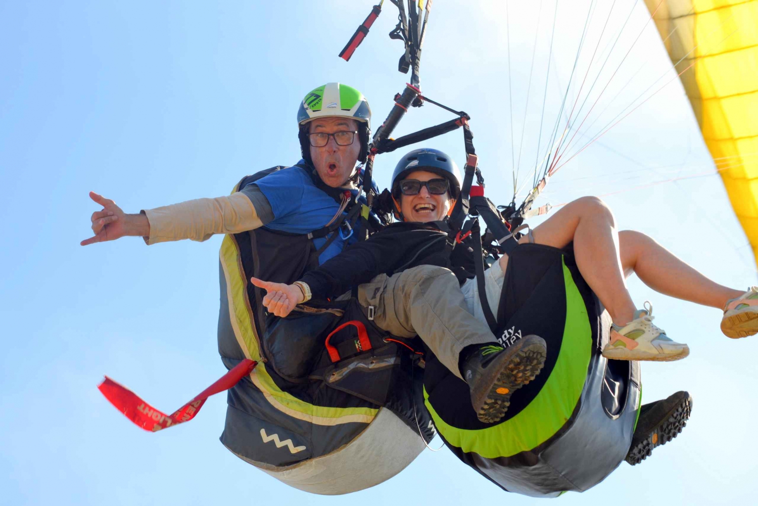 リスボン - アドレナリン全開のパラグライダーの洗礼