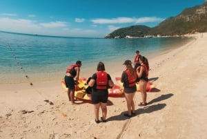 Arrábida: Kayak & Wild Beach Snorkeling with Pickup Option