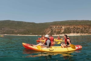 Arrábida: Kayak & Wild Beach Snorkeling with Pickup Option