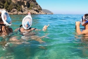 Arrábida: Kayak Snorkeling & Beach Lounge/Pick-Up Available