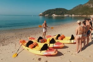 Arrábida: Kayak Snorkeling & Beach Lounge/Pick-Up Available