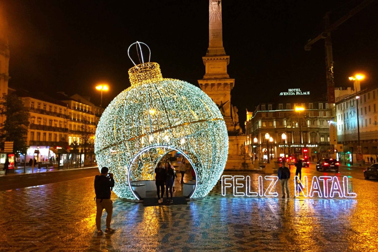 Lisbon: Private Christmas Lights Tour by Eco Tuk Tuk