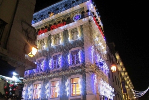Lisbon: Private Christmas Lights Tour by Eco Tuk Tuk