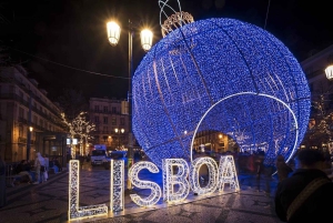 Lisbon: Private Christmas Lights Tour by Eco Tuk Tuk