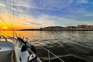 Lisbon: Private City Boat Tour with Sunset Option