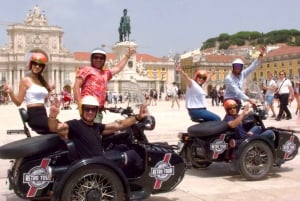 Lisbonne : visite historique en moto et side-car 1H
