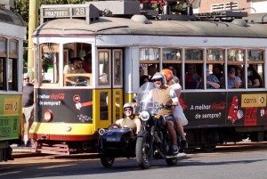 Lisbonne : visite historique en moto et side-car 1H