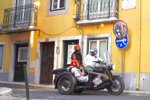 Lisbonne : visite historique en moto et side-car 1H