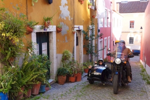 Lisbonne : visite historique en moto et side-car 1H