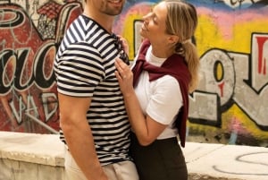 Lissabon: Privéfotoshoot in Alfama met bewerkte foto's