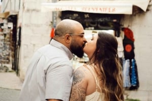 Lissabon: Privéfotoshoot in Alfama met bewerkte foto's