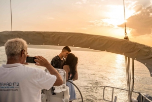 Lisbon: Private Sunset Cruise on the Tagus River with Drink