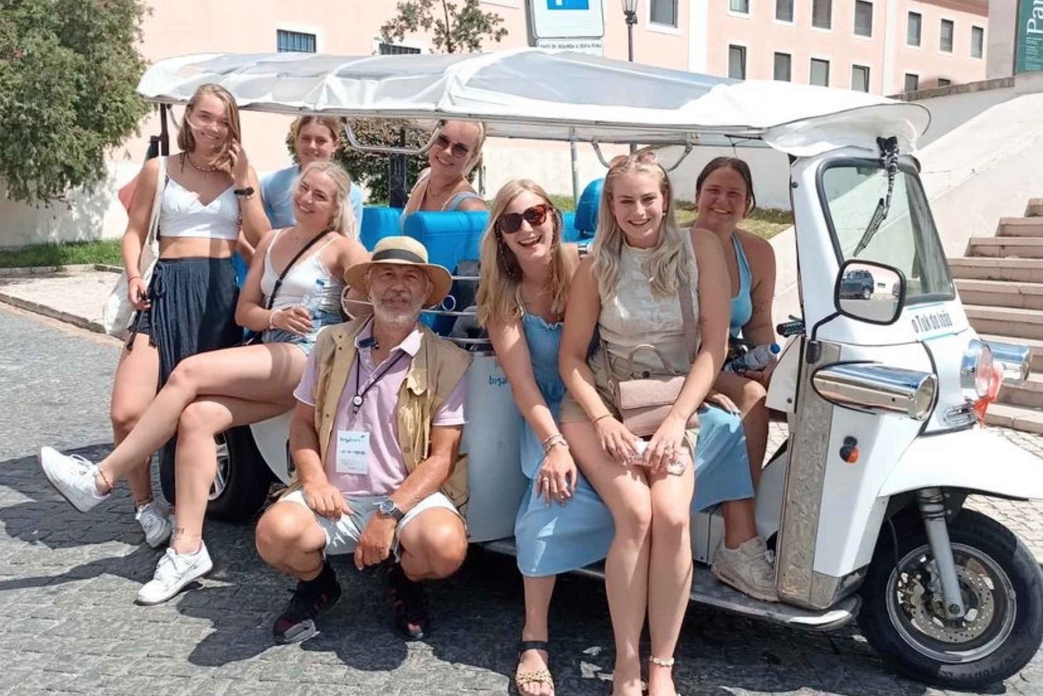 Lissabon: Privat tuk-tuk-tur med vegansk mad