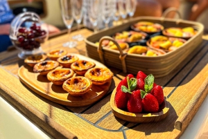 Cruzeiro exclusivo ao pôr do sol em Lisboa – pizza e open bar