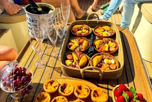 Cruzeiro exclusivo ao pôr do sol em Lisboa – pizza e open bar