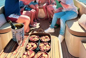 Cruzeiro exclusivo ao pôr do sol em Lisboa – pizza e open bar