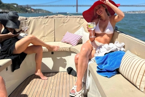 Cruzeiro exclusivo ao pôr do sol em Lisboa – pizza e open bar