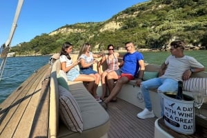 Cruzeiro exclusivo ao pôr do sol em Lisboa – pizza e open bar