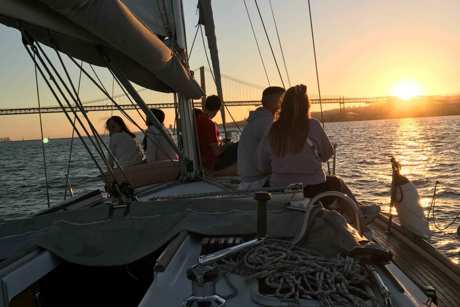 Lisbon: Sailboat tour with history and wine
