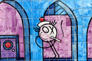Passeggiata per gli amanti dell'arte di strada a Lisbona