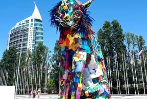 Passeggiata per gli amanti dell'arte di strada a Lisbona