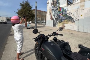 Lisbon: Street Art Sidecar Tour with Hotel Pickup