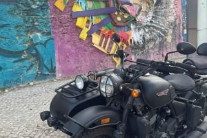 Lisbon: Street Art Sidecar Tour with Hotel Pickup