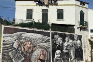 Lisbon: Street Art Sidecar Tour with Hotel Pickup