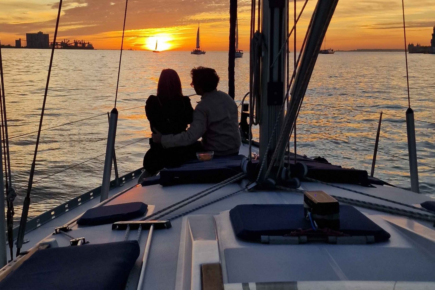 Lisbon: Sunset Sailing with Portuguese Wine and History
