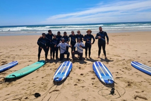 Lisboa: Aula de Surf na Praia da Costa de Caparica