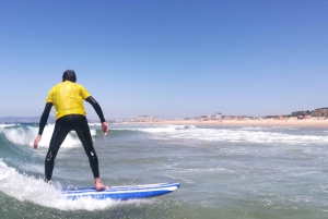 Lisboa: Aula de Surf na Praia da Costa de Caparica